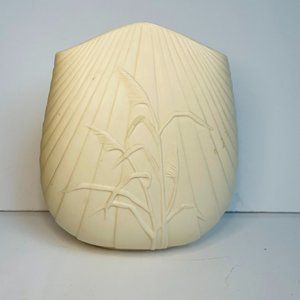 Vintage Royal China Embossed Mini Decorative Vase 5 x 4.5”